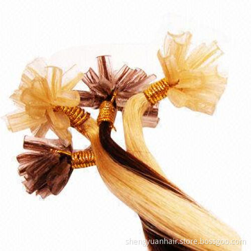 Hot Sale Ombre Virgin Remy European U-tip Human Hair Extension Bulk
